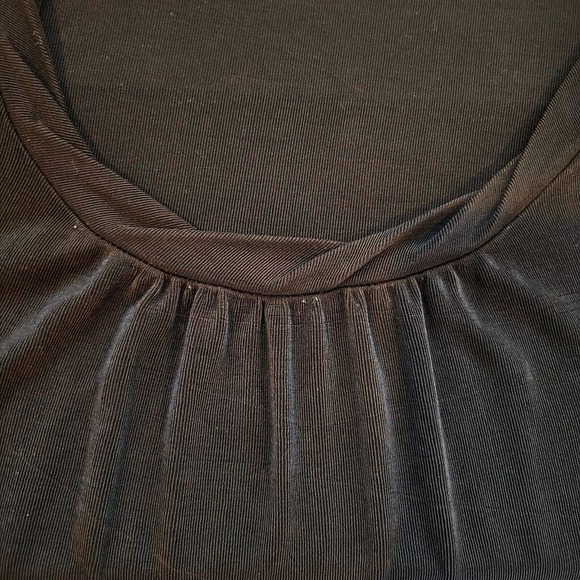 Chicos Tunic Women’s Brown Top Size 2 ? US 14/16 Large Long Sleeve Slinky Knit - Picture 5 of 8
